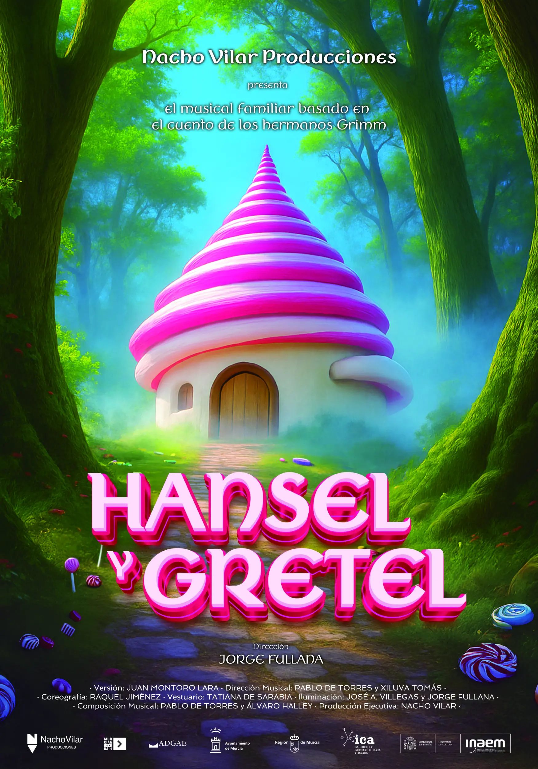entradas.Cartel Hansel y Gretel (El musical)